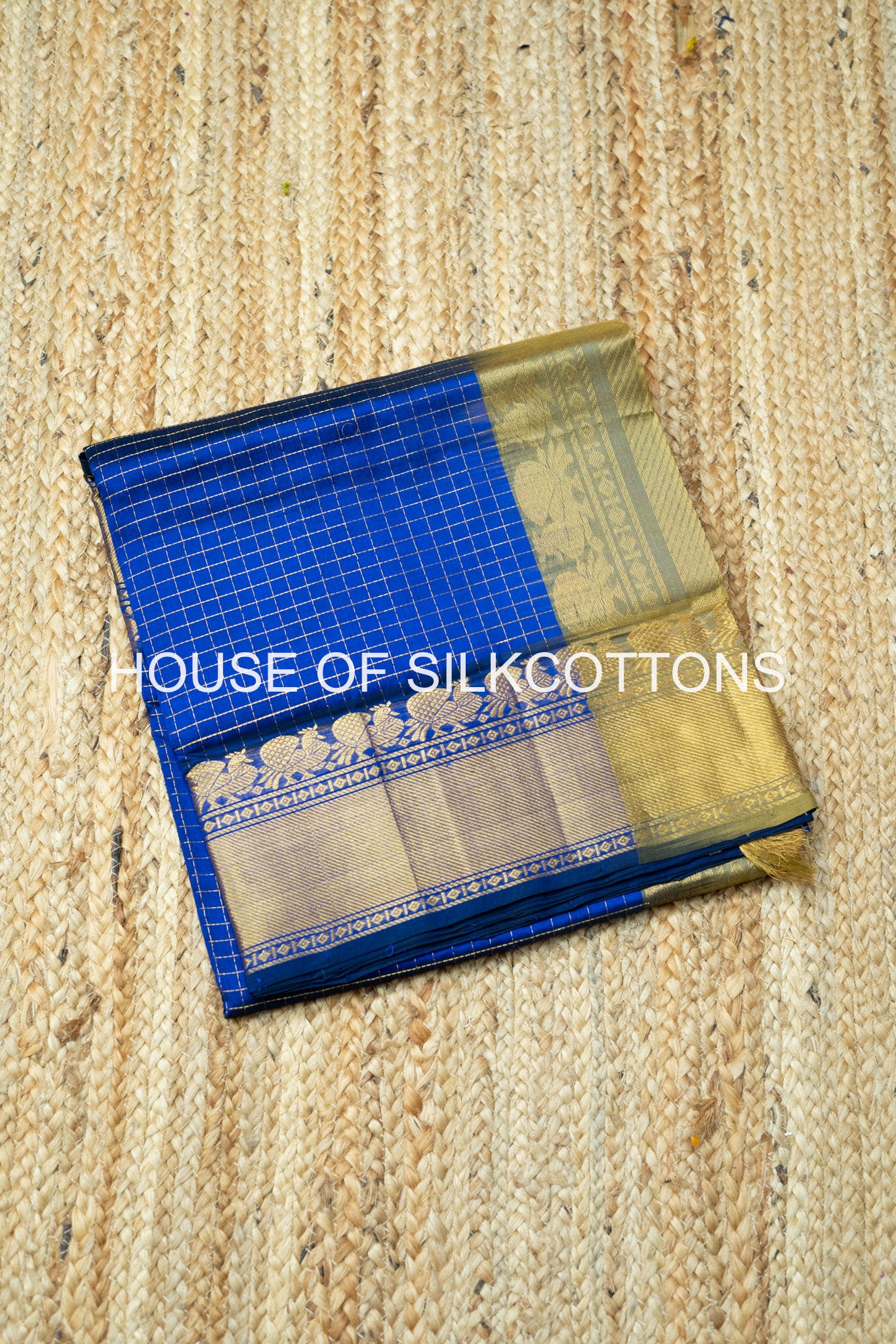 Zari Checks Silkcotton