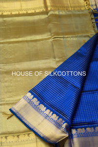 Zari Checks Silkcotton