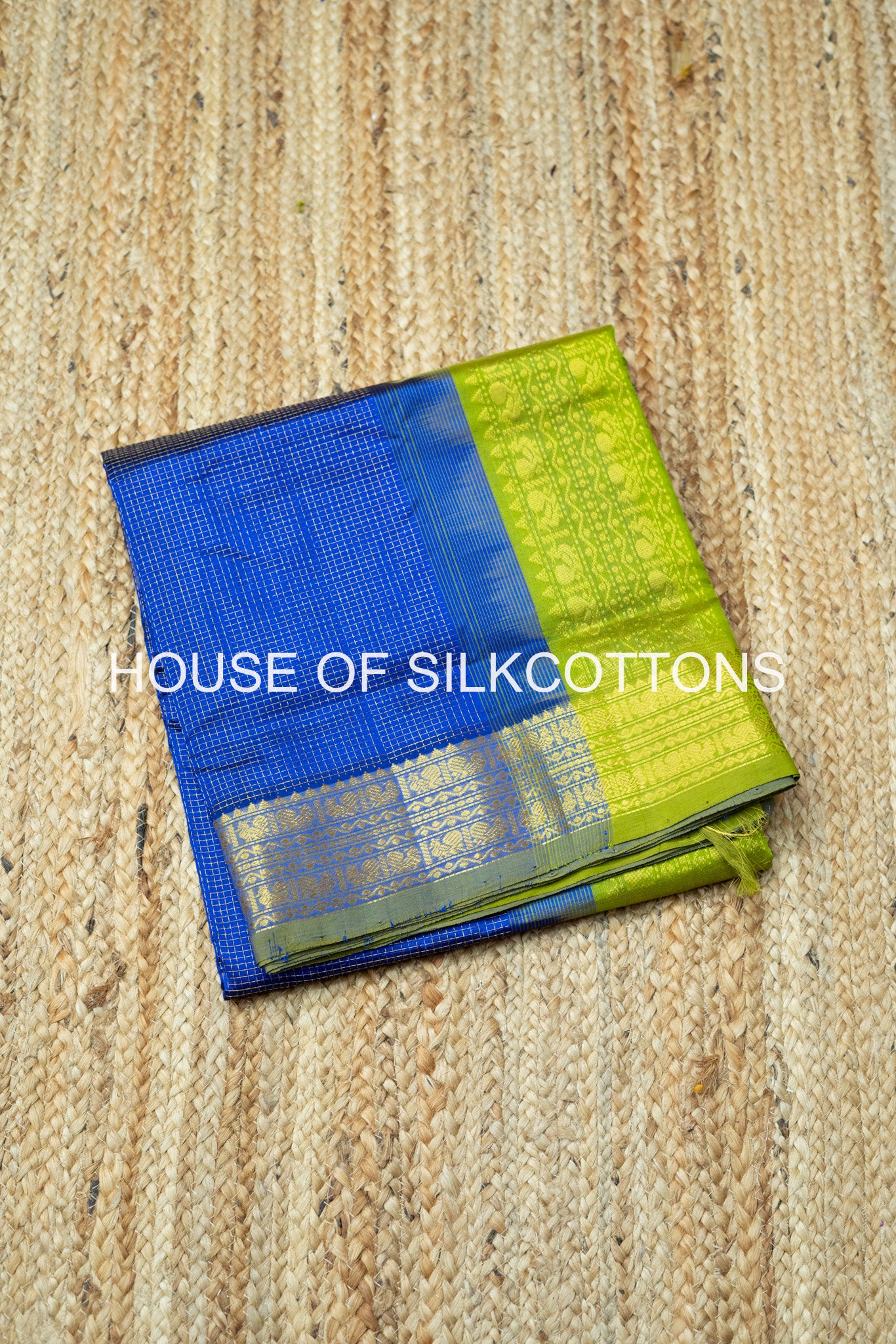 Zari Checks Silkcotton