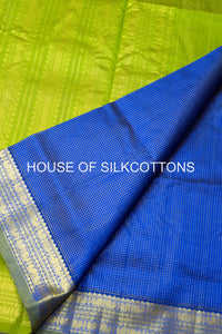 Zari Checks Silkcotton