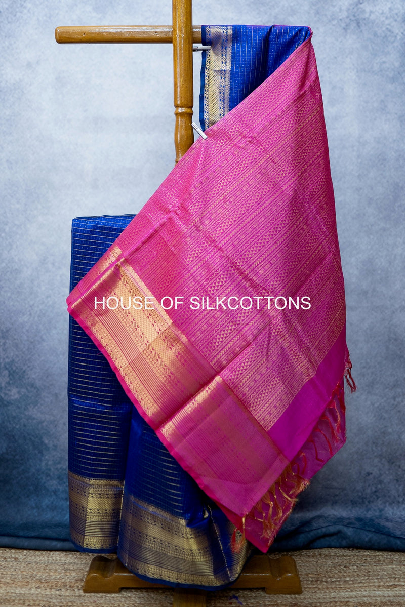 Grand Border Lakshadeepam Silkcotton