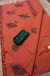 Cotton Block Print Sarees