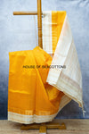 Korvai zari checks silkcotton
