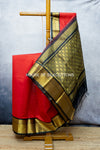 Korvai Border Plain Silkcotton