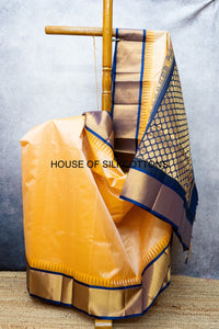Korvai Border Plain Silkcotton