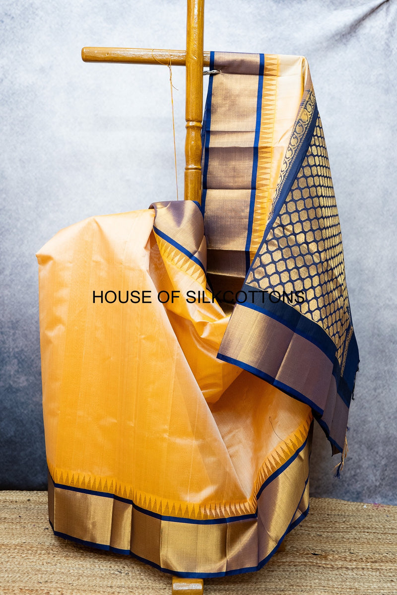 Korvai Border Plain Silkcotton