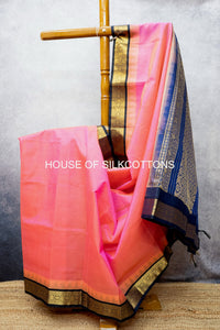Temple Border Korvai Silkcotton