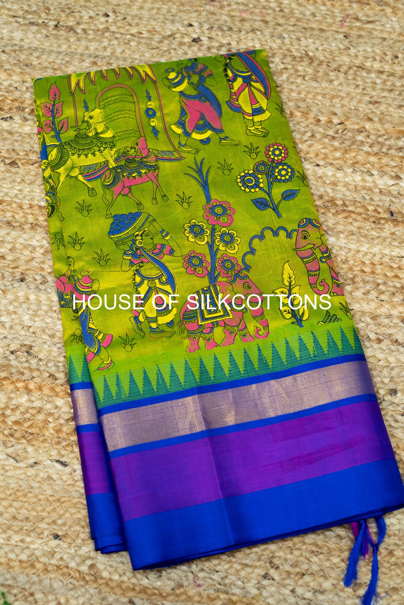 Printed Korvai silkcotton