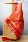 Korvai Border Plain Silkcotton