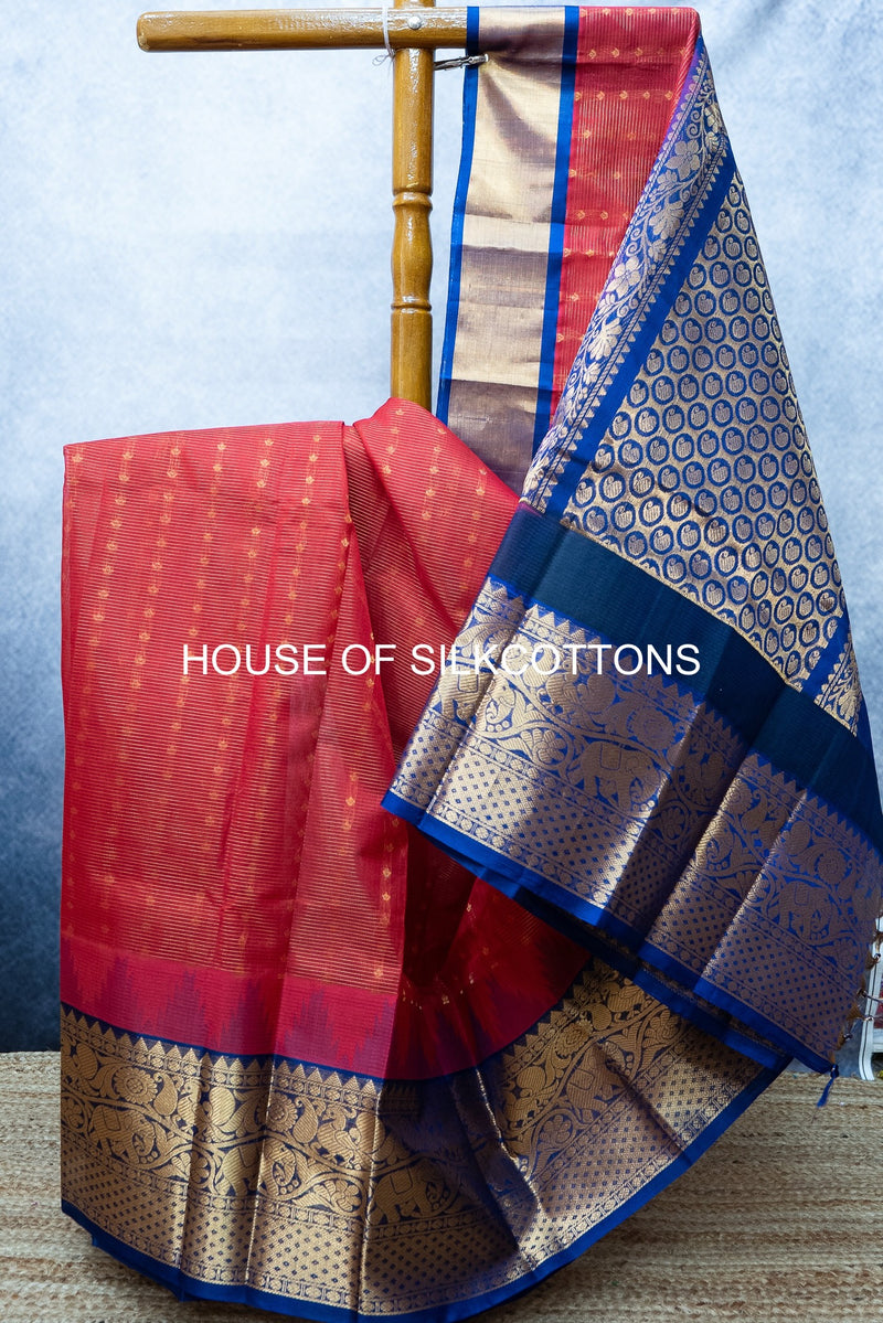 Contemporary Korvai Vairaoosi Silkcotton