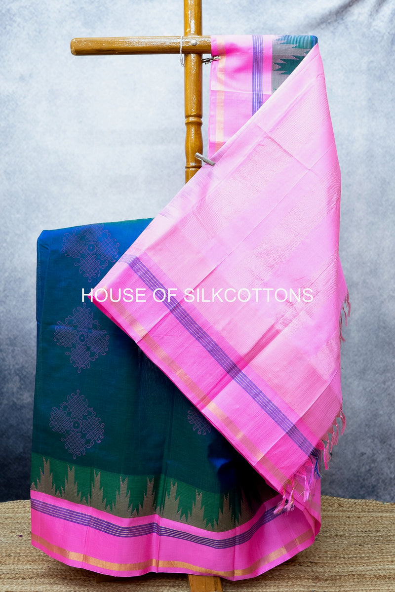 Printed Korvai silkcotton