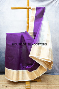 Kanchi Korvai border Silkcotton