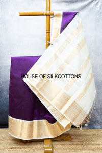 Kanchi Korvai border Silkcotton