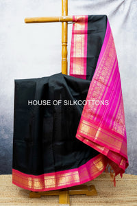 Korvai Border Plain Silkcotton