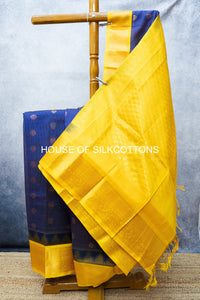 Korvai Thread Checks silk cotton