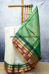 Temple Border Korvai Silkcotton