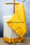 Korvai zari checks silkcotton