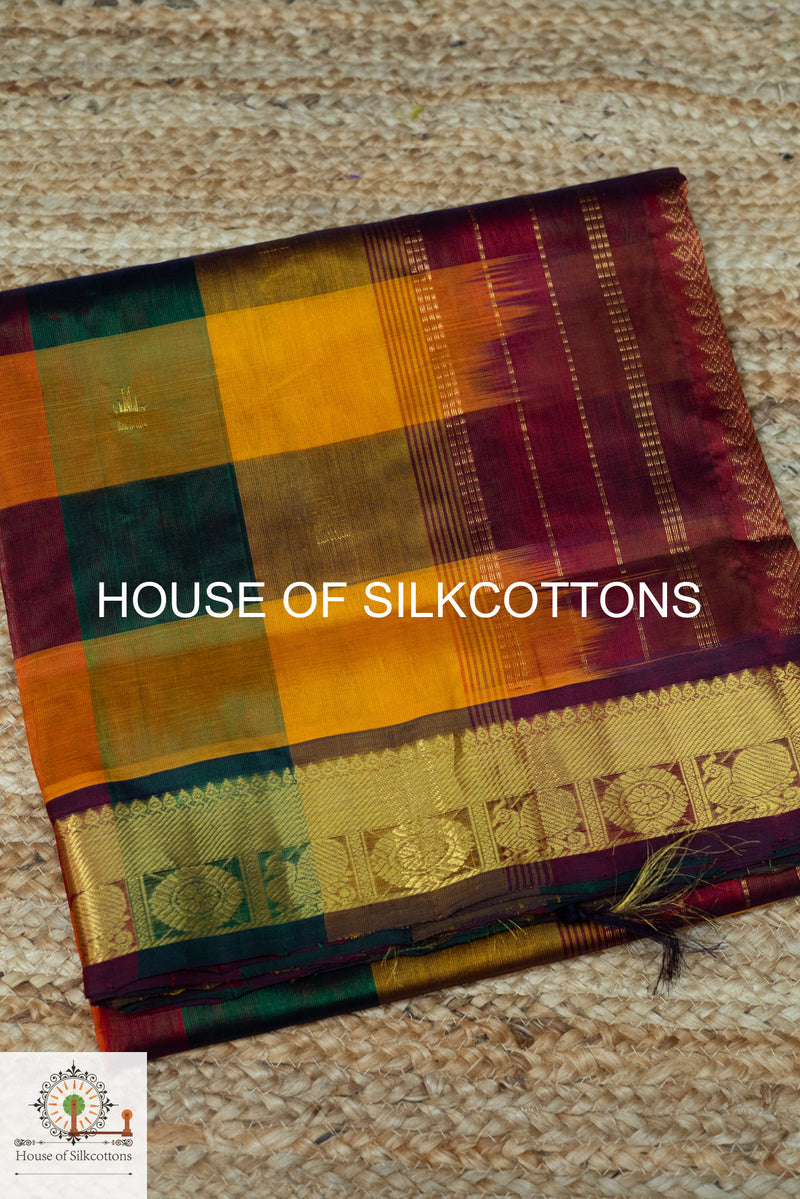 Paalum Pazhamum Checks Madisar Silkcotton