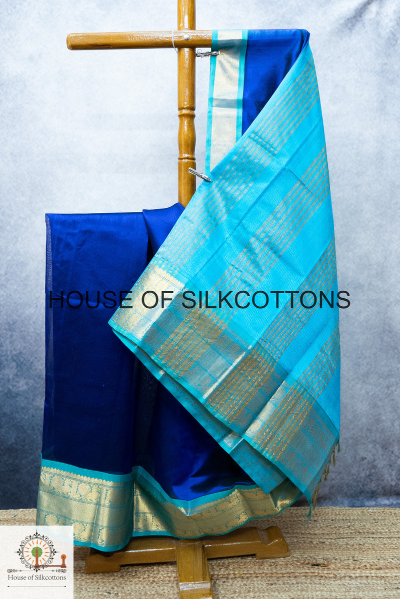 Kanchi Korvai border Silkcotton