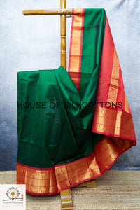 Kanchi Korvai border Silkcotton