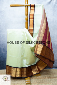 Kanchi Korvai border Silkcotton
