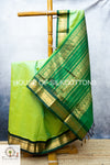Korvai Border Plain Silkcotton