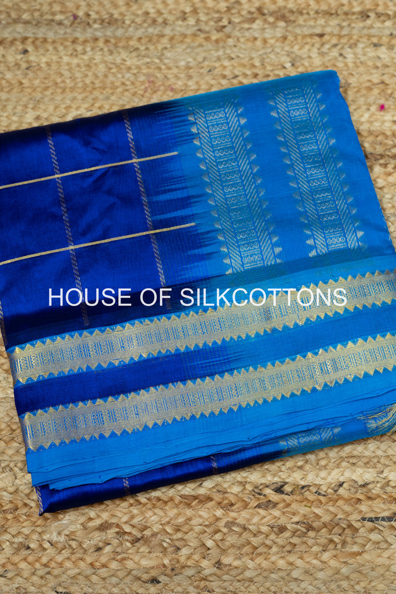 Zari Checks Madisar Silkcotton