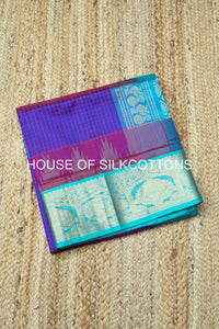 Korvai Thread Checks silk cotton