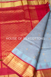 Korvai Thread Checks silk cotton