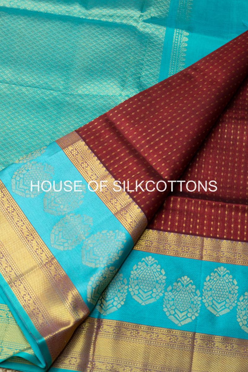 POLKA DOTS SILKCOTTON