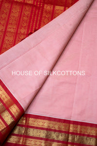 Korvai Border Plain Silkcotton