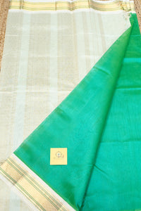 Korvai Border Plain Silkcotton