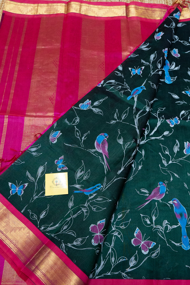 Printed Korvai Silkcotton