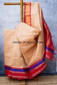 Contemporary Lakshadeepam Korvai Silkcotton