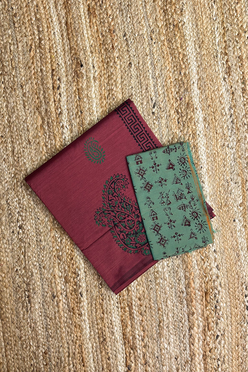 Cotton Block Print Sarees