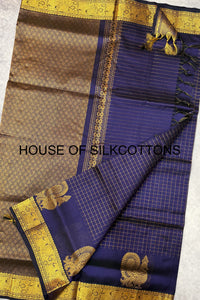 Zari Checks Silkcotton