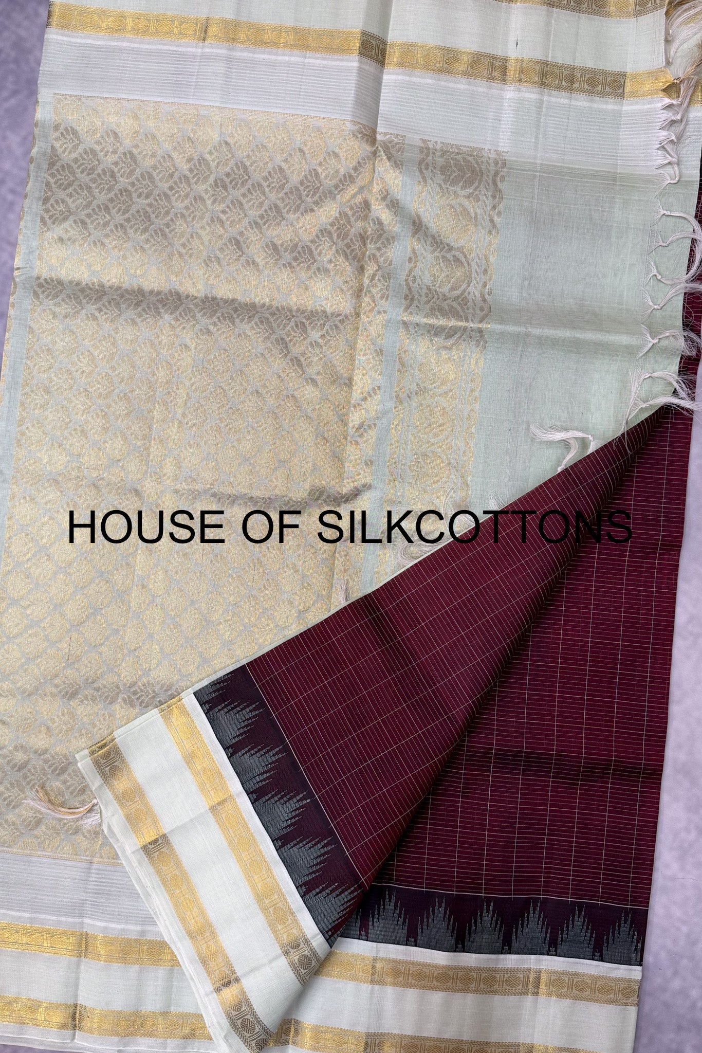Korvai Thread Checks silkcotton