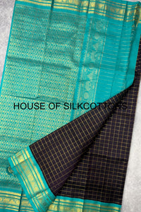 Korvai Zari checks Silkcotton