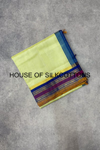 Korvai Border Plain Silkcotton