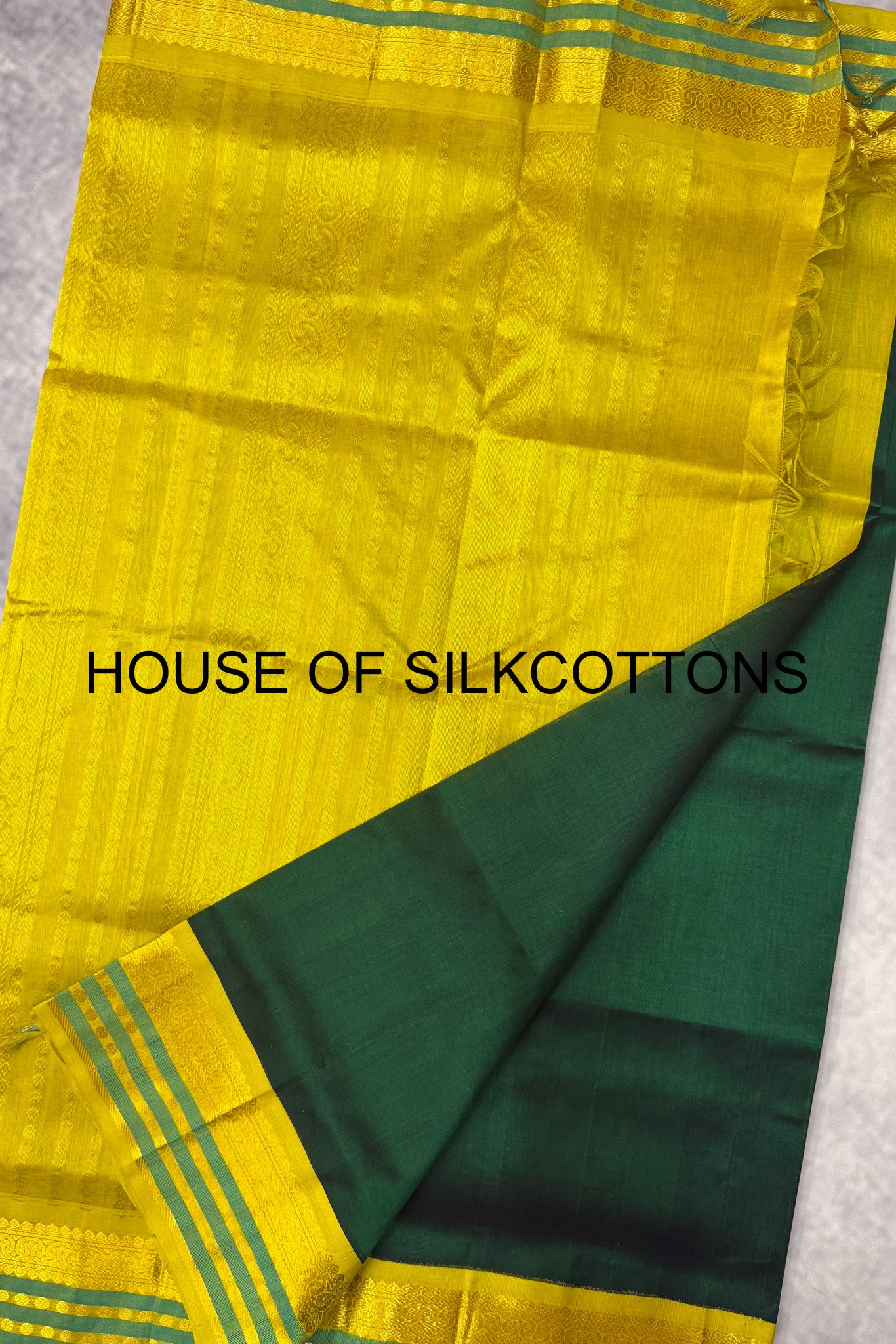 Korvai Border Plain Silkcotton