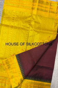 Korvai Border Plain Silkcotton