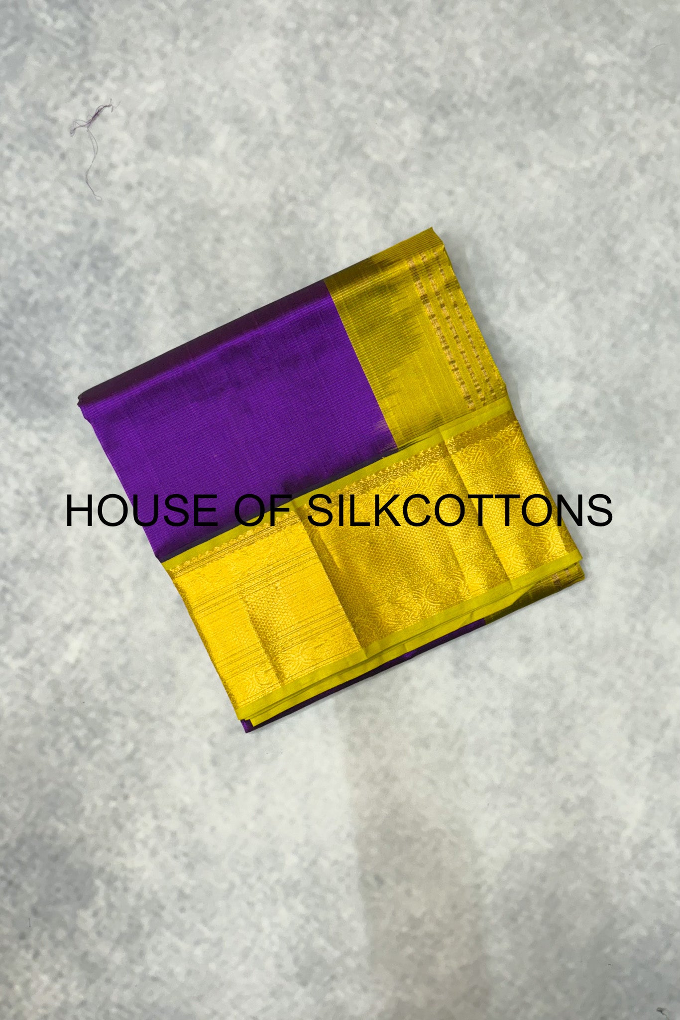 Contemporary Kanchi Border Korvai Silkcotton