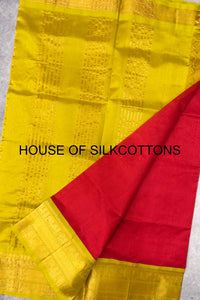 Contemporary Kanchi Border Korvai Silkcotton
