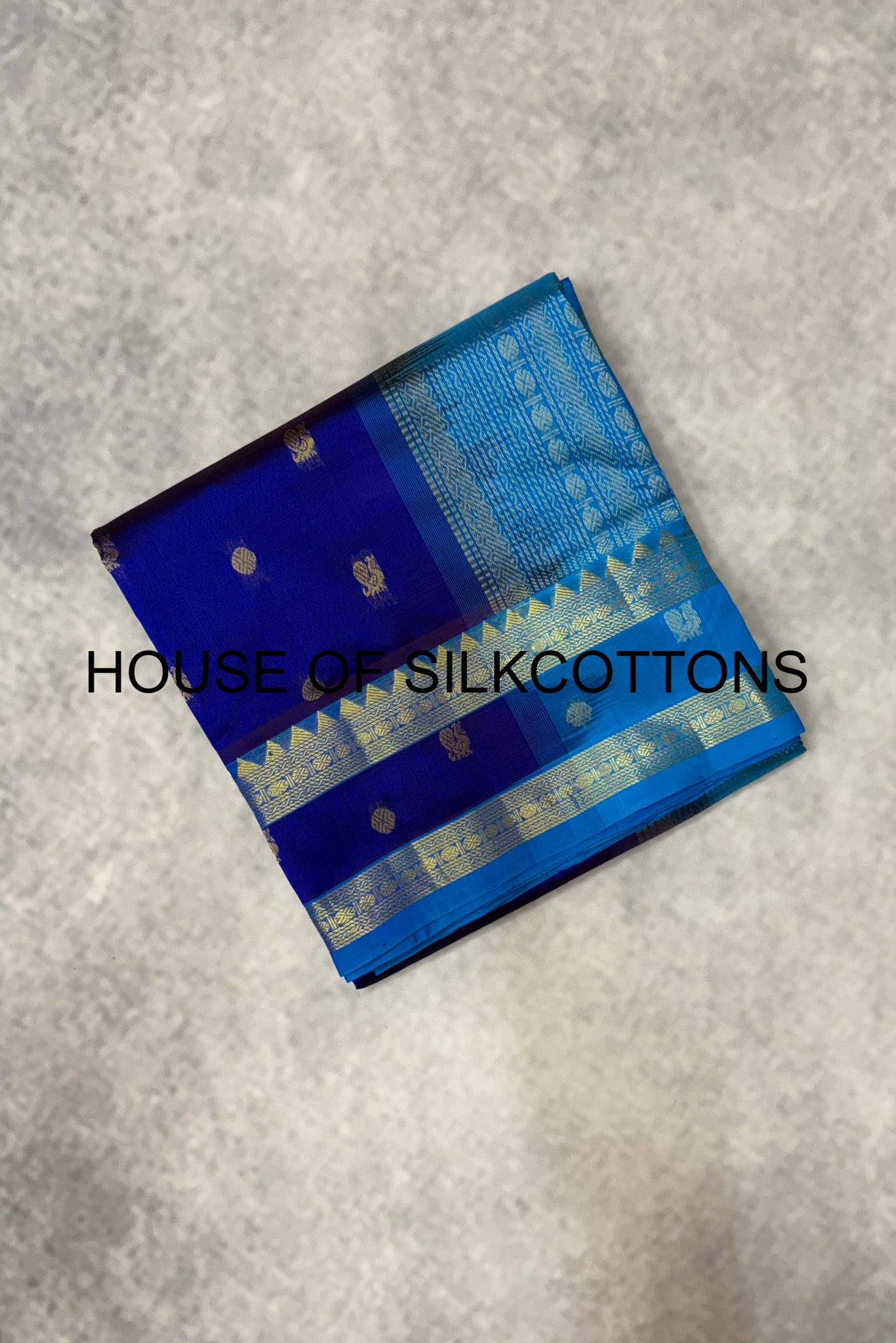 Peacock & Rudratcha Mottif Madisar Silkcotton