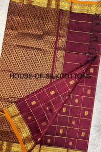 Zari Checks Silkcotton