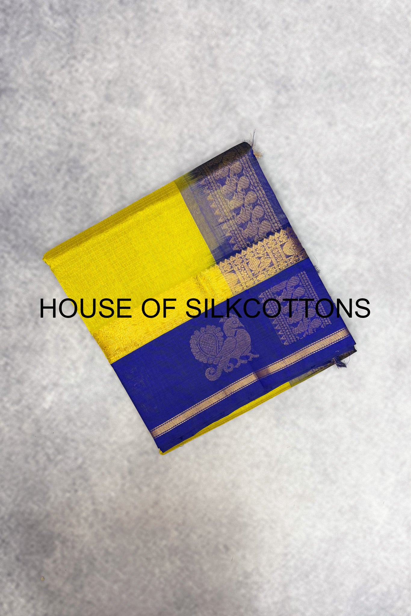 Korvai Zari checks Silkcotton