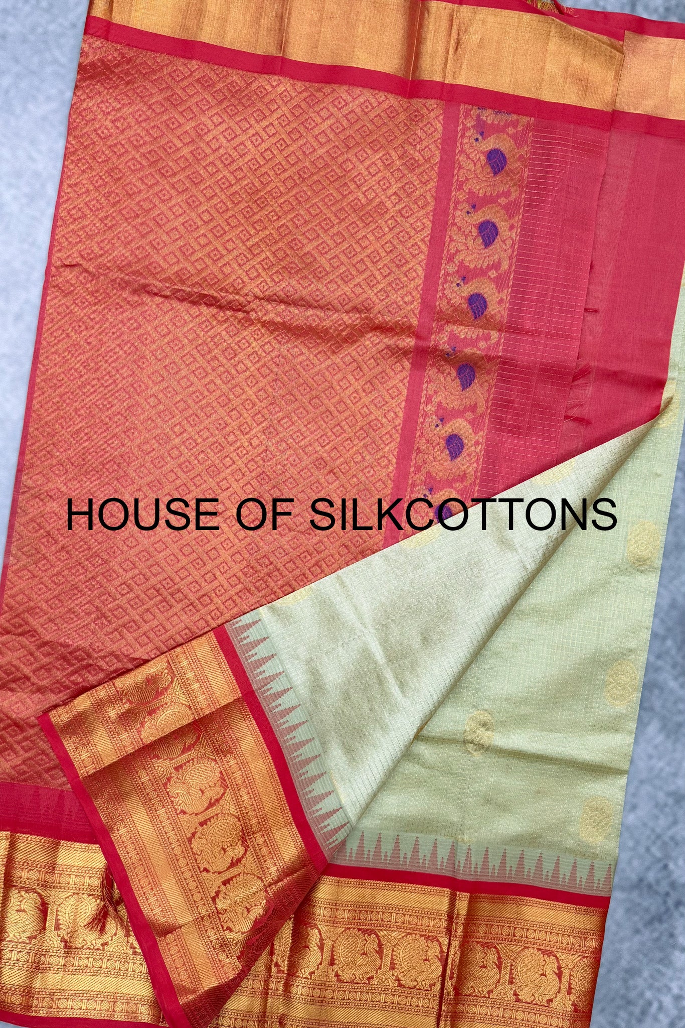Contemporary Korvai Silkcotton
