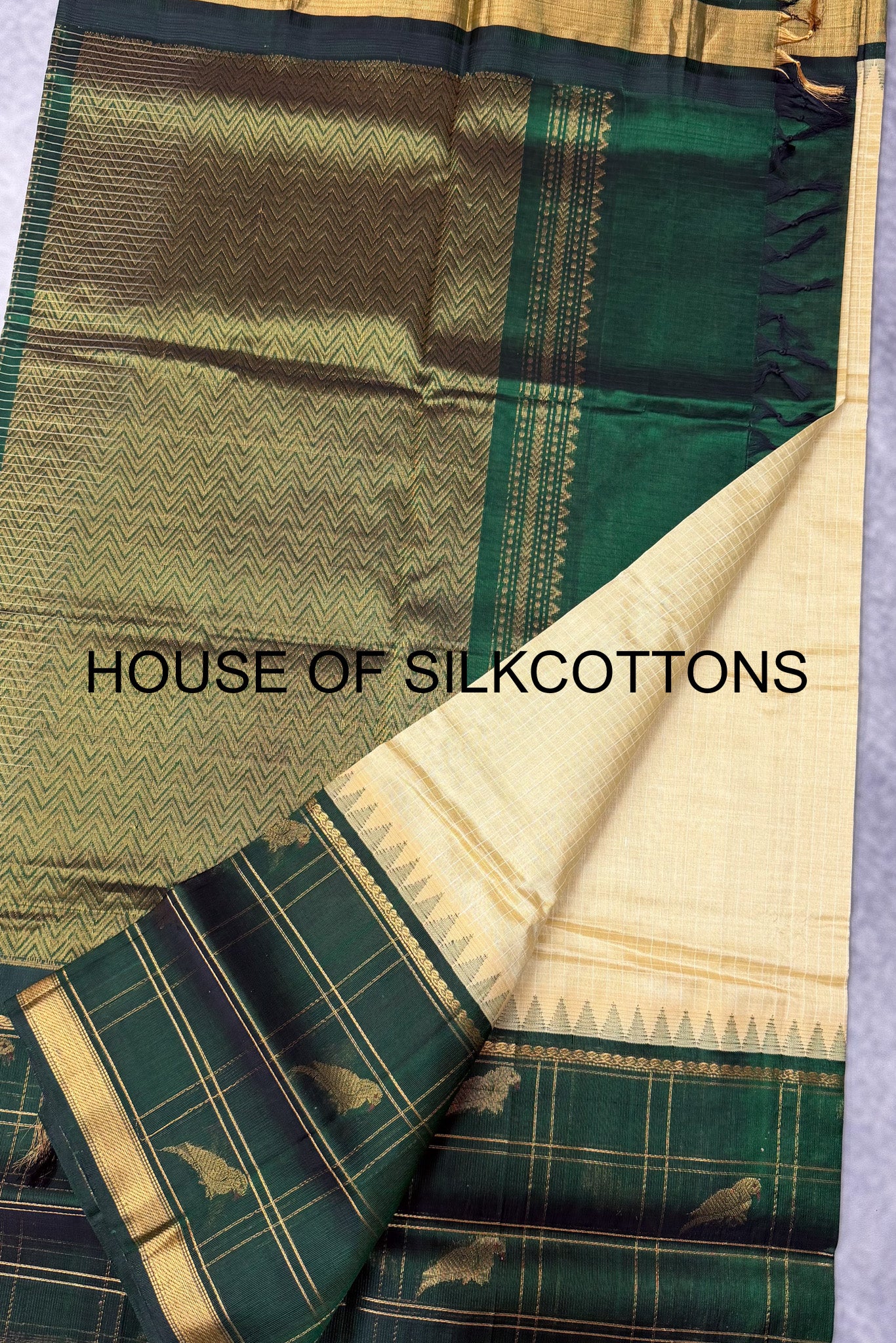 Contemporary Korvai Silkcotton
