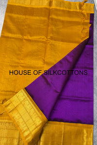Mangalagiri Kanchi Korvai Border silkcotton