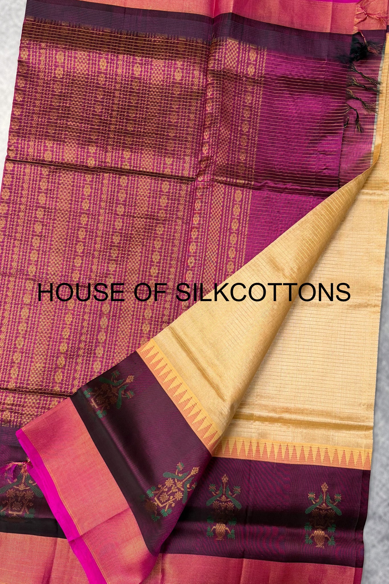 Contemporary Korvai Silkcotton